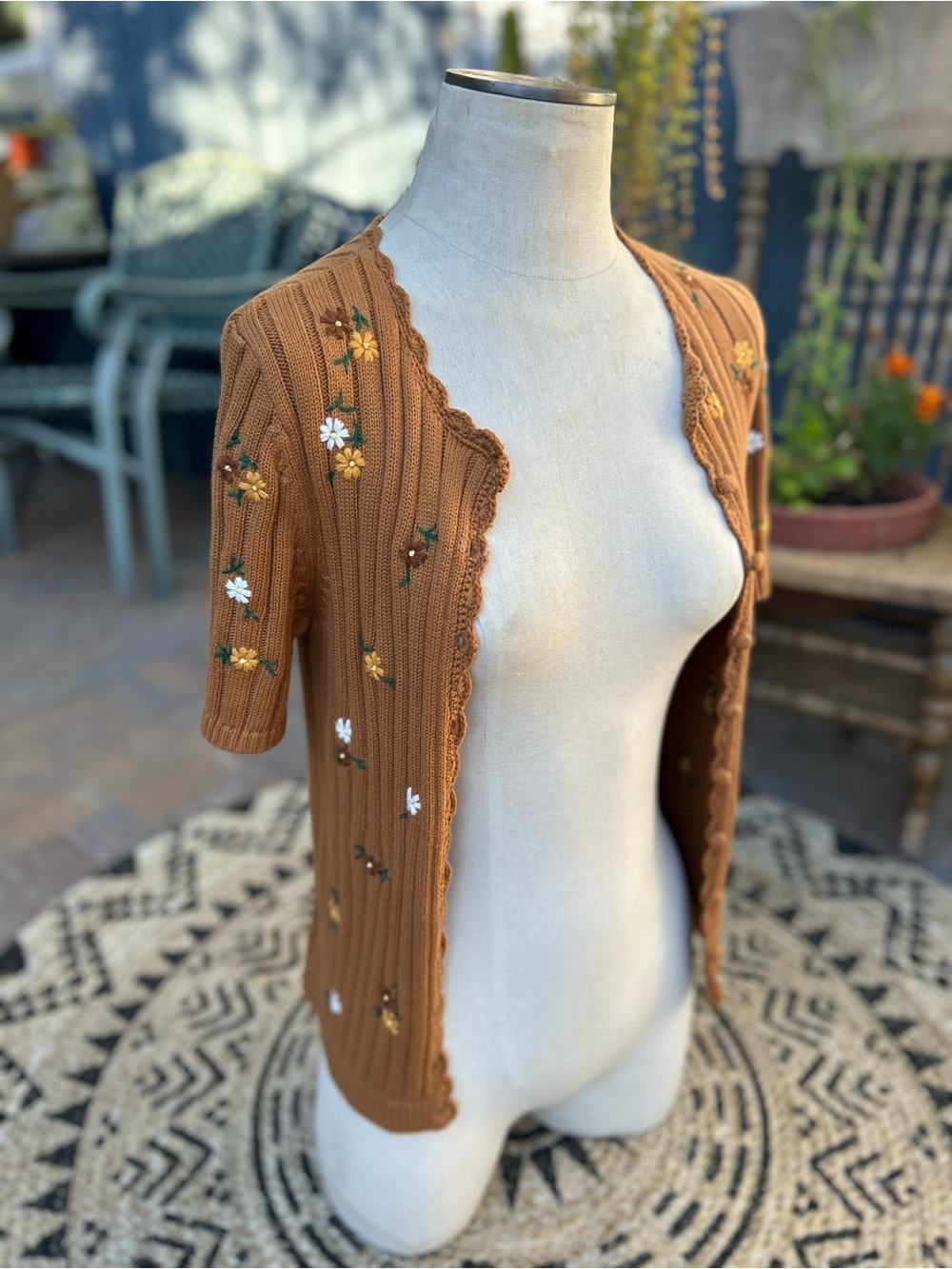 Sezane Ilane Cardigan Camel - Size S - Picture 2 of 14